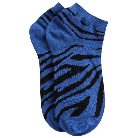 12 Pair Women's "Zebra Print" Low Cut Fun Socks - Picture 6 of 7